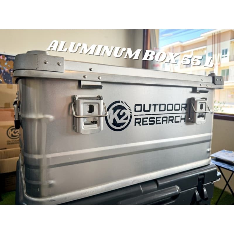 กล่องเก็บของ K2 Camping Aluminum กล่องเก็บของอลูมิเนียม