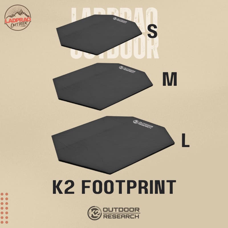 K2 FOOTPRINT กราวชีทตรงรุ่นเต็นท์